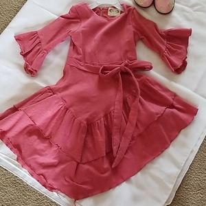 Joyfolie Ruffle cascading dress